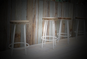Recycled Timber Grey Bar